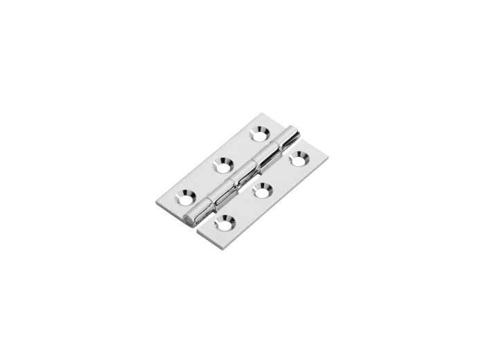 CABINET HINGE 50x28x1.5mm SOLID BRASS 
BUTT HINGE
POLISHED CHROME