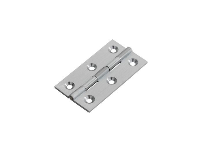 CABINET HINGE 64x35x2.0mm SOLID BRASS 
BUTT HINGE
SATIN CHROME