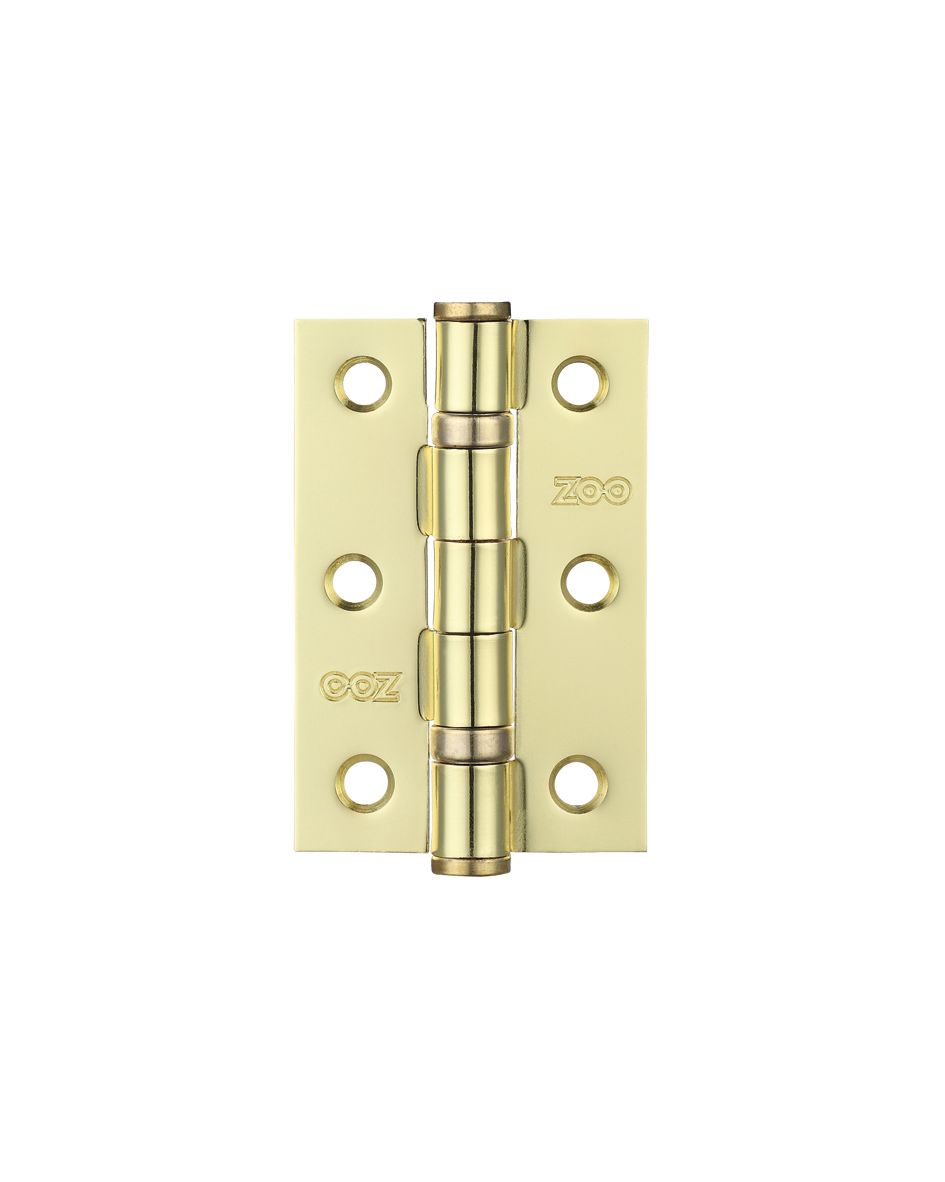 HINGE 76x51x2.5mm STEEL BUTT HINGE
BALL BEARING
ELECTRO BRASS