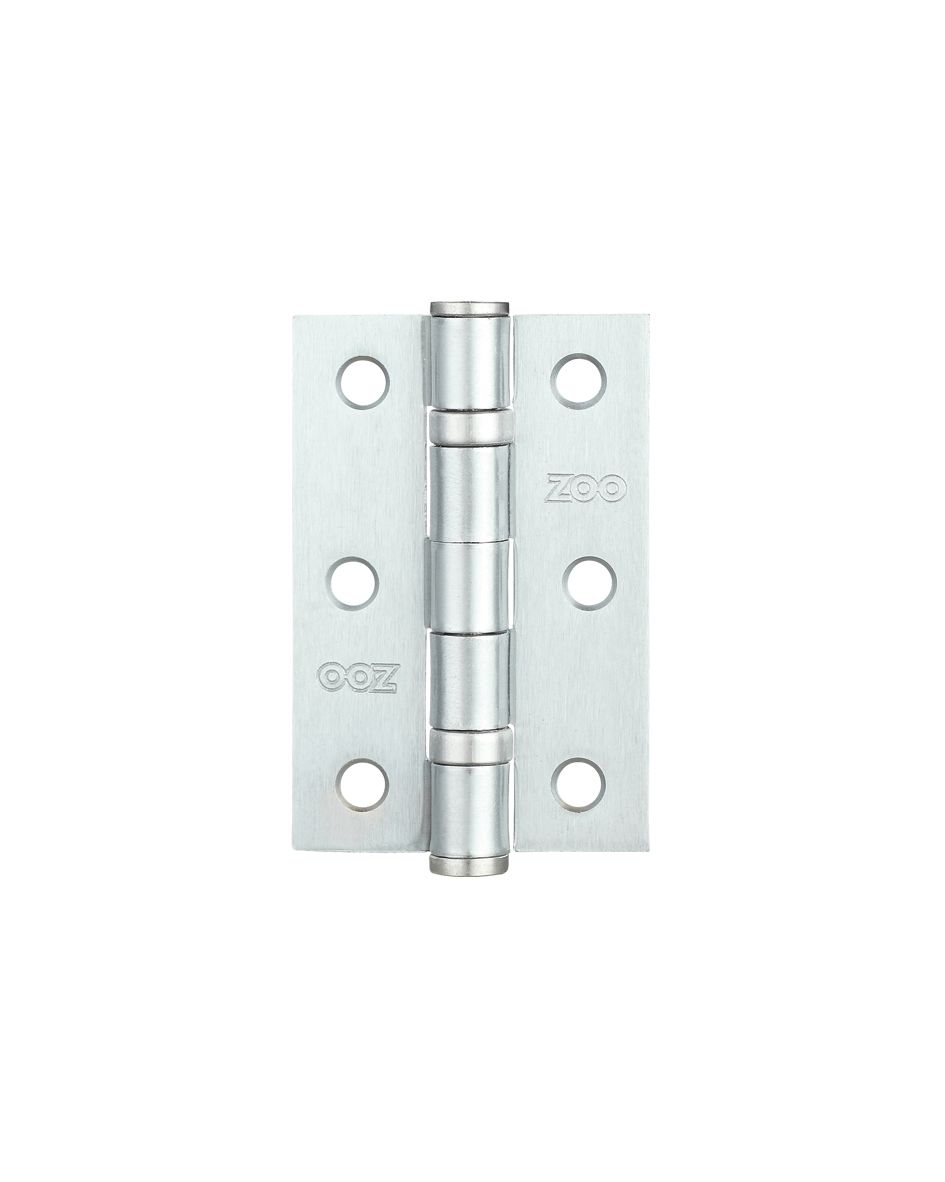 HINGE 76x51x2.5mm STEEL BUTT HINGE
BALL BEARING
SATIN CHROME