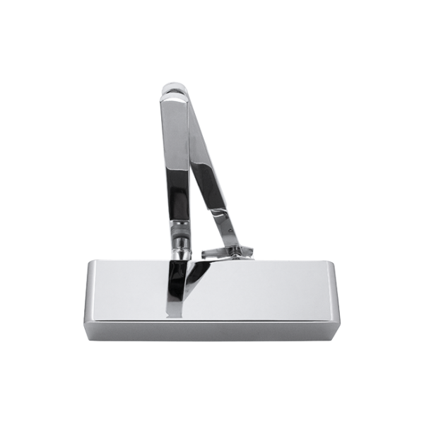 ARRONE OVERHEAD DOOR CLOSER
ADJUSTABLE POWER SIZE 2-4
POLISHED STAINLESS STEEL COVER AND MATCHING ARM
ADJUSTABLE CLOSING AND LATCHING SPEED