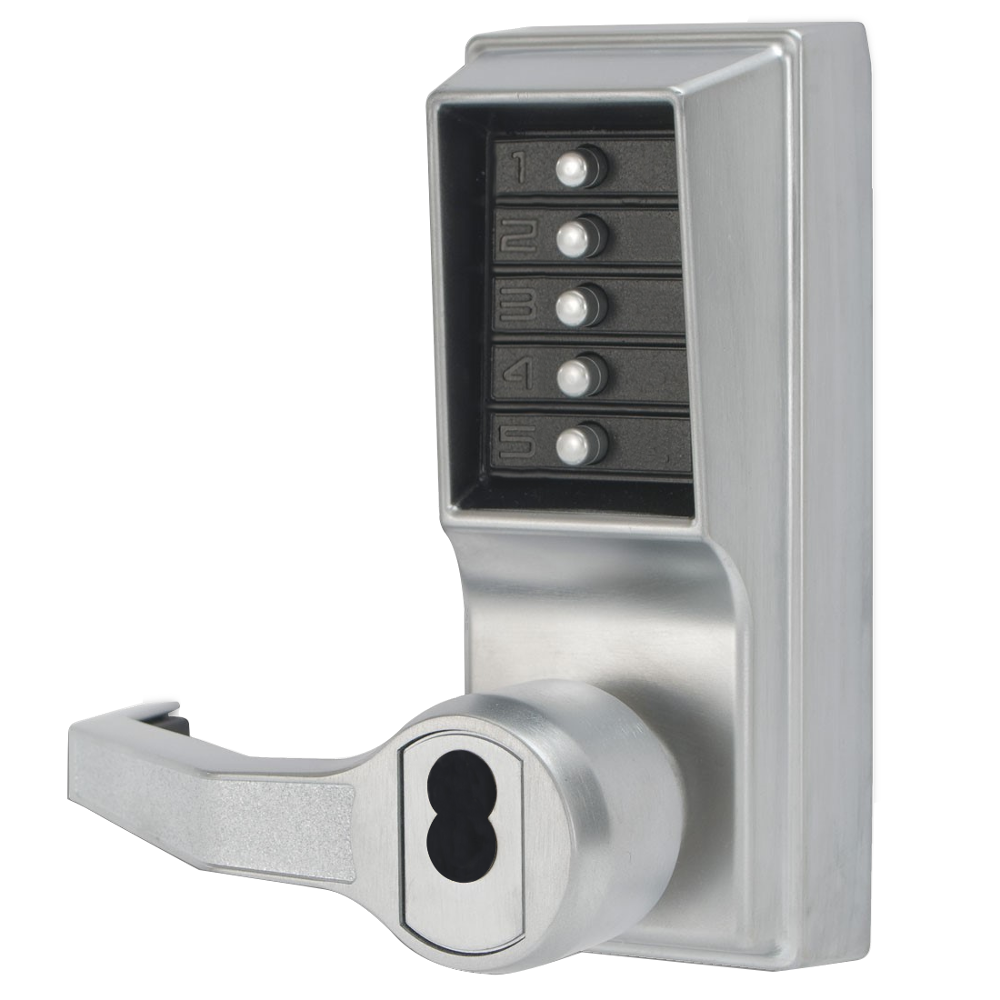 DORMAKABA Simplex L1000 Series L1021B Digital Lock Lever Operated - SC LH No Cylinder LL1021B-26D
