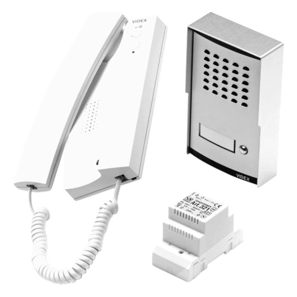 VIDEX ESK1S Audio 1 Way Intercom Kit Surface - 2 Wire