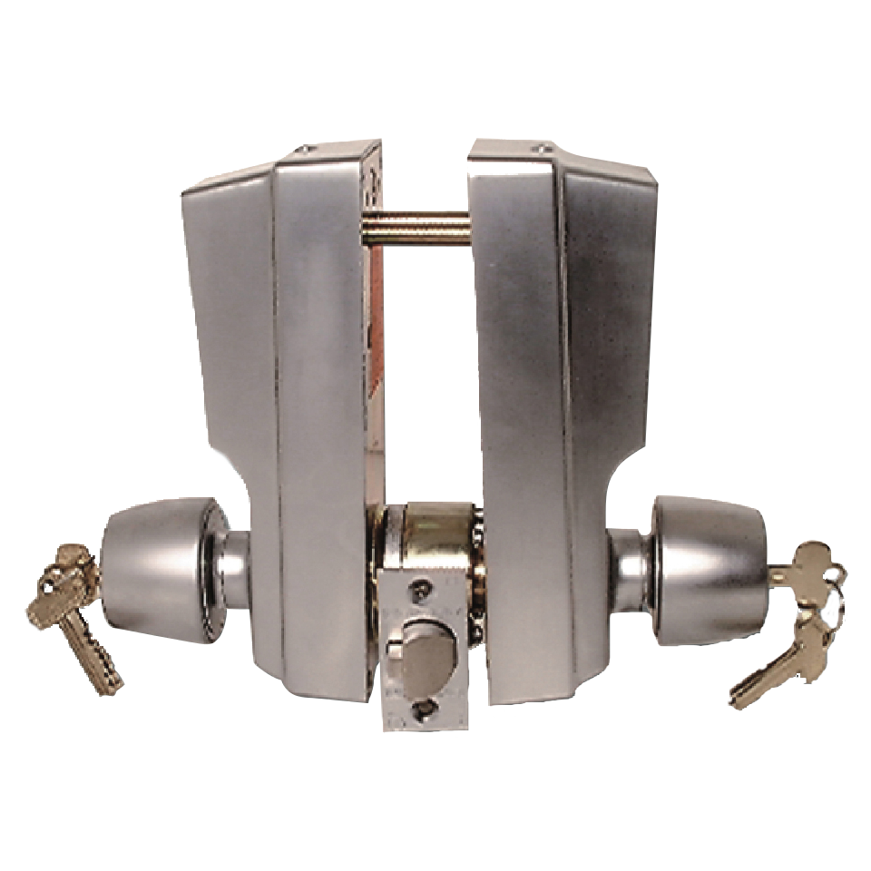 DORMAKABA EE1000 Series EE1021B Back To Back Digital Lock With Key Override On Both Sides - SC With Cylinder