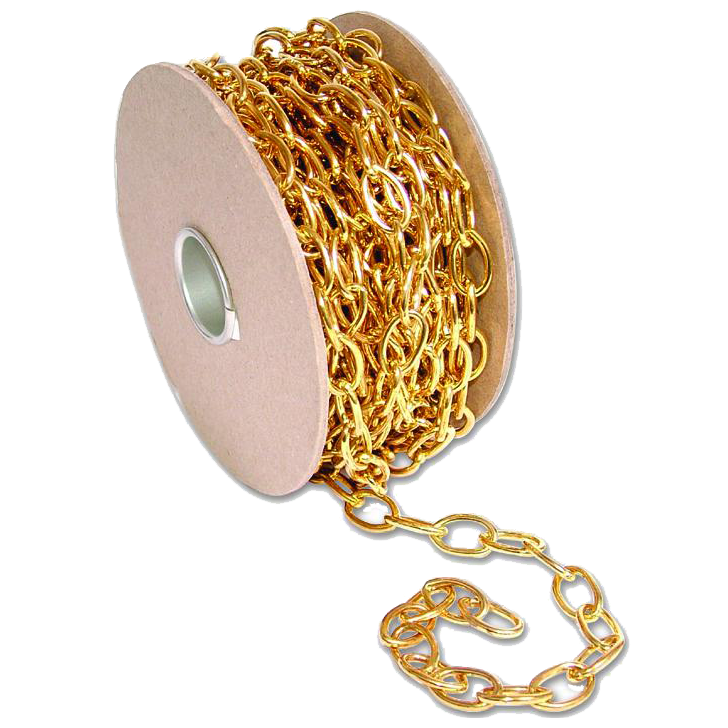 ENGLISH CHAIN 331 Brass Oval Chain - 16mm PB