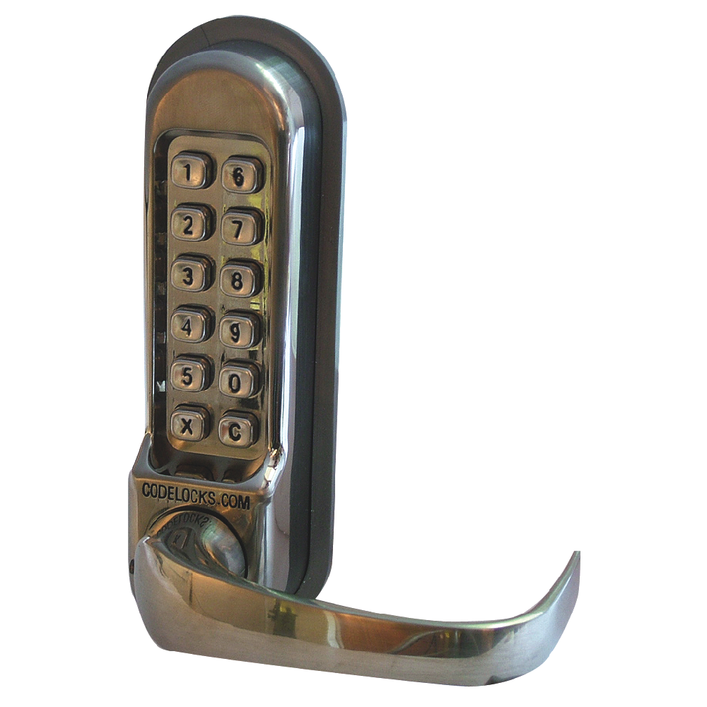 CODELOCKS CL505 Digital Lock No Latch - CL500 SS Without Passage Set