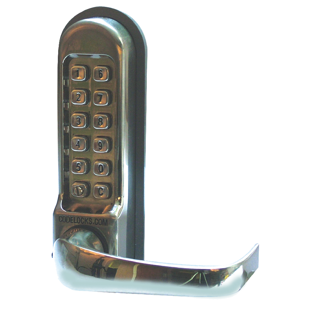 CODELOCKS CL505 Digital Lock No Latch - CL505 SS With Passage Set