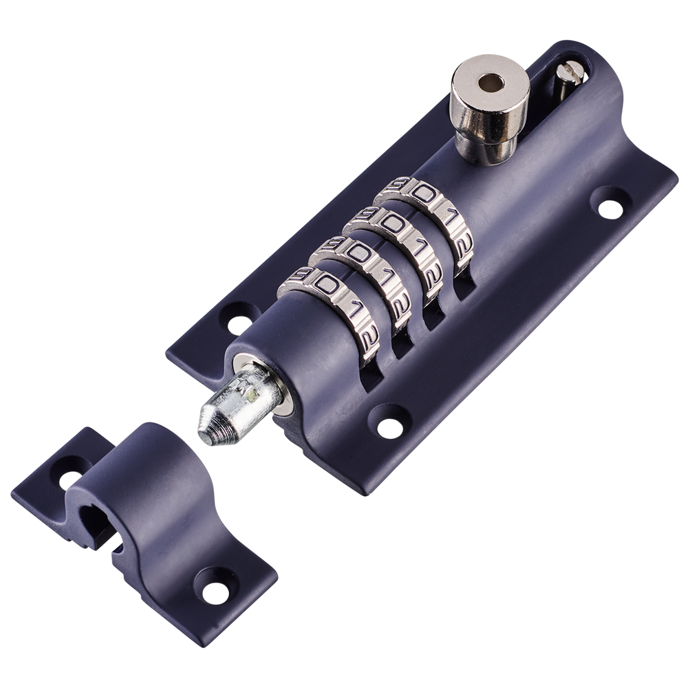 SQUIRE Combi4 Die Cast 4 Wheel Combination Bolt - 120mm Dark Blue