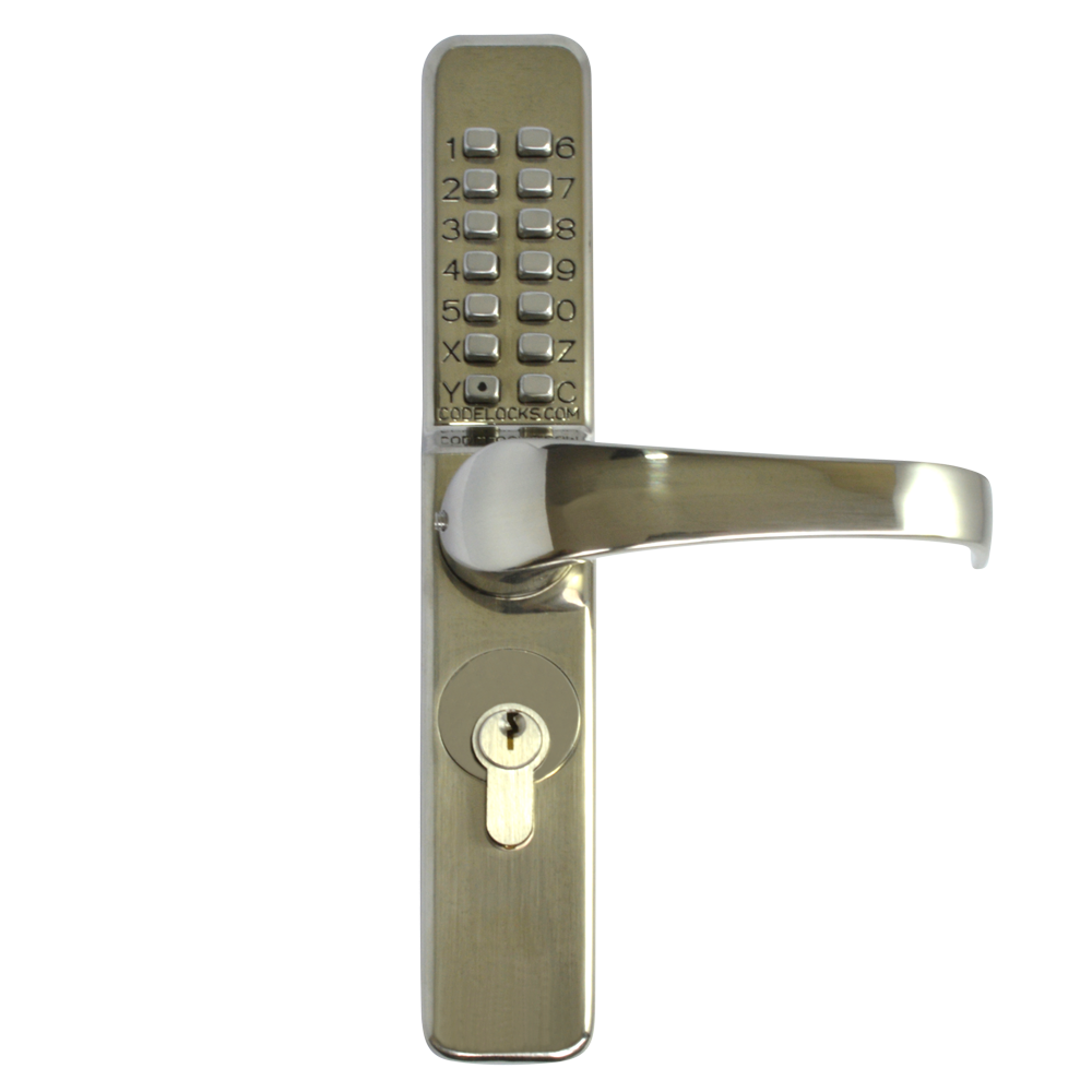 CODELOCKS Narrow Stile Digital Lock - CL475 With Euro Cylinder & Code Free Access