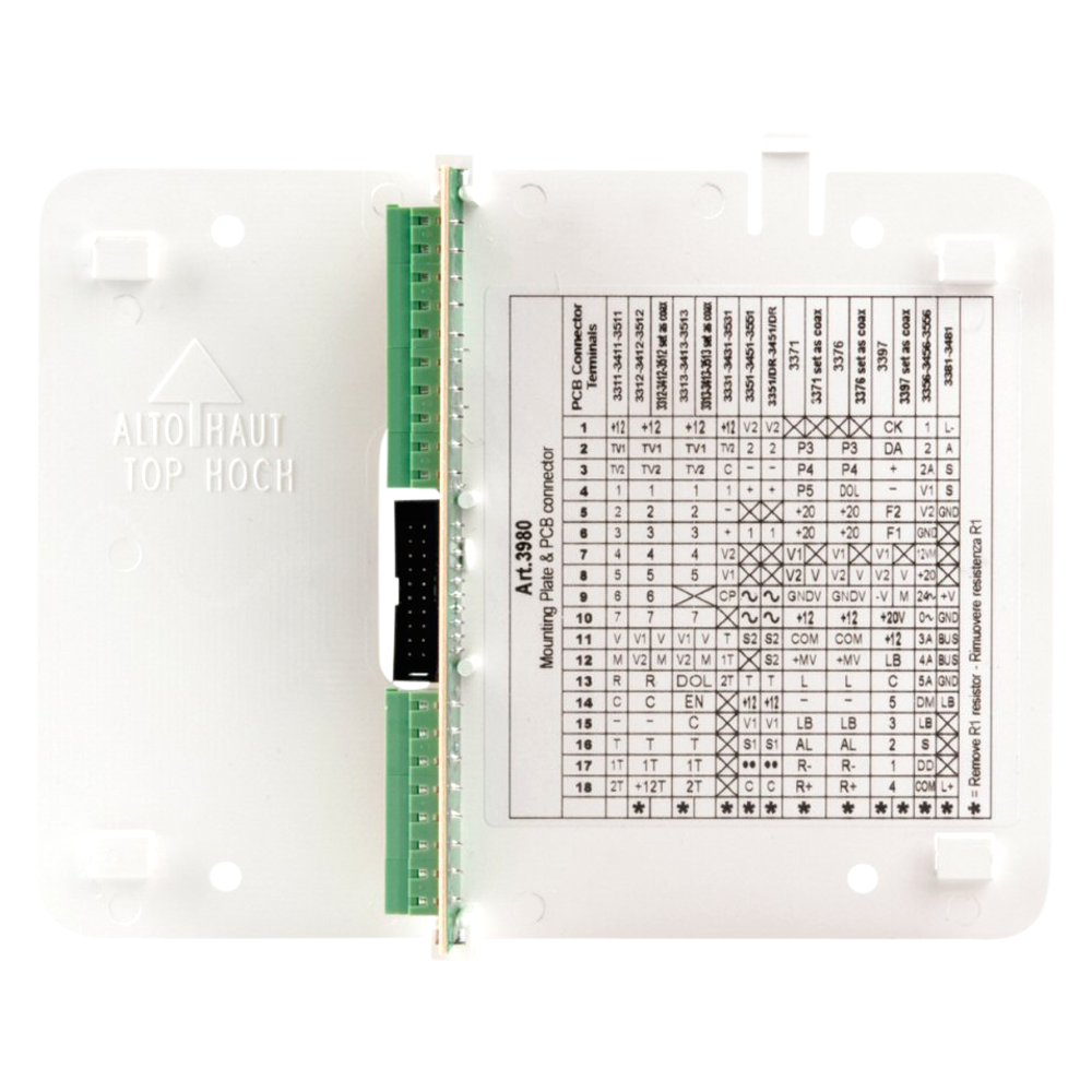 VIDEX 3980J Mounting Plate To Suit 3000 Series Monitor - 3980J
