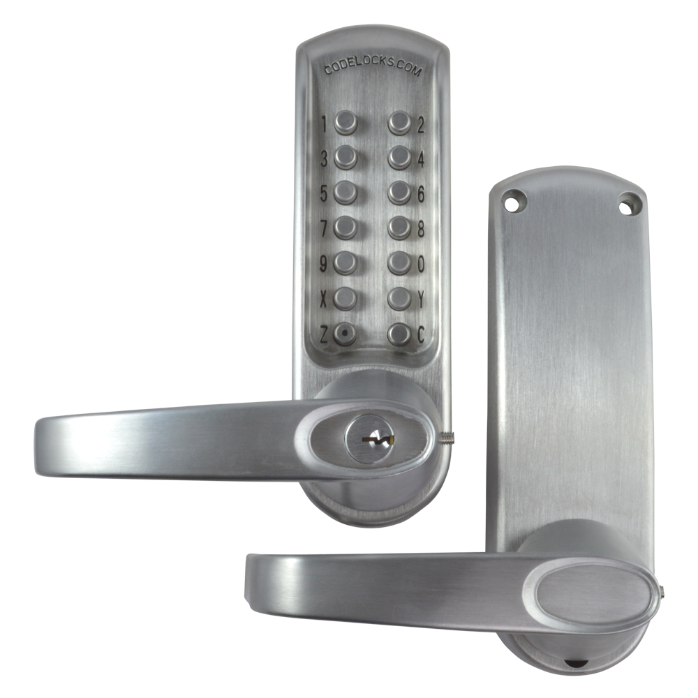 CODELOCKS CL610 Series Digital Lock With Tubular Latch - CL615 With Passage Set