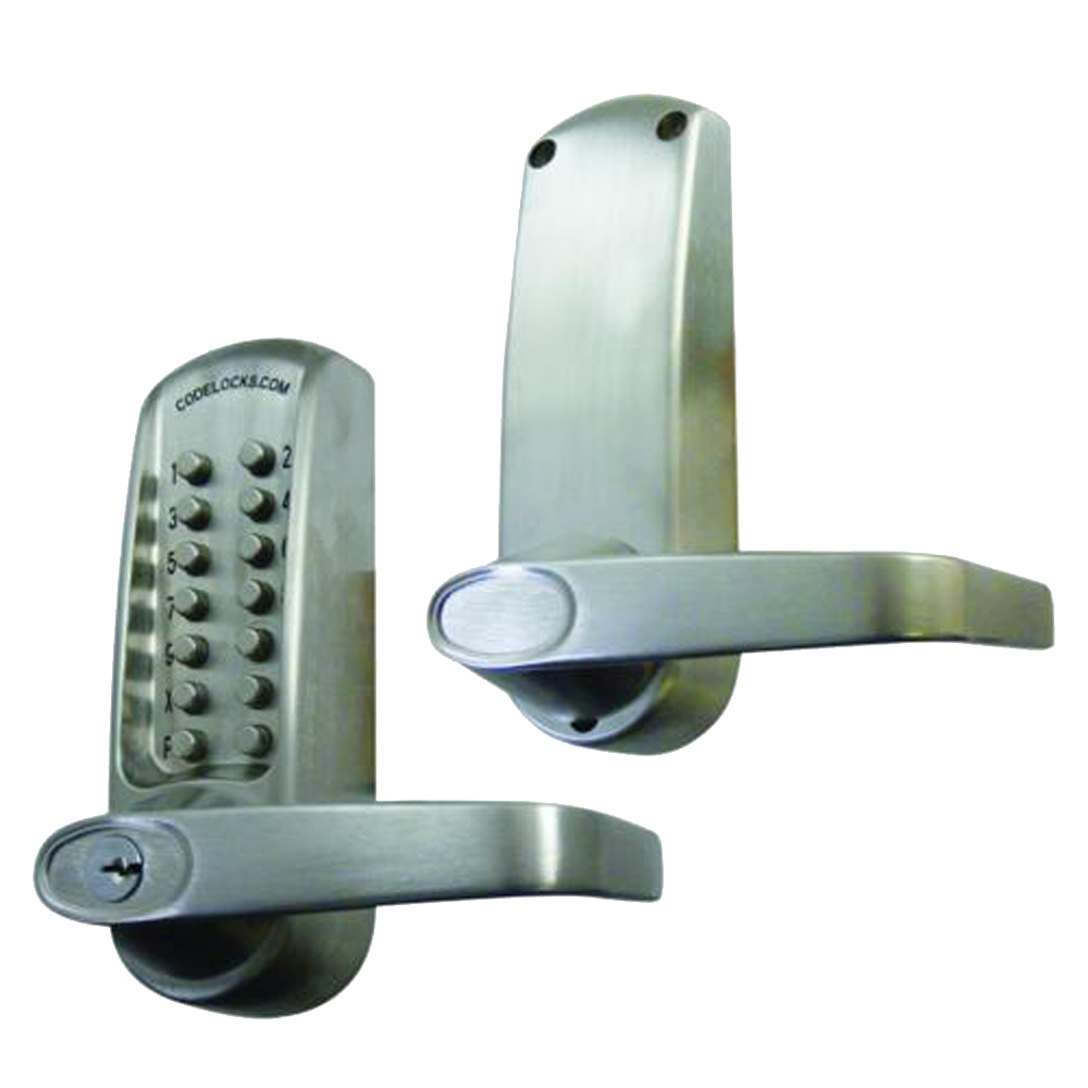 CODELOCKS CL620 Digital Lock With Mortice Lock & Cylinder - CL620 Without Passage Set