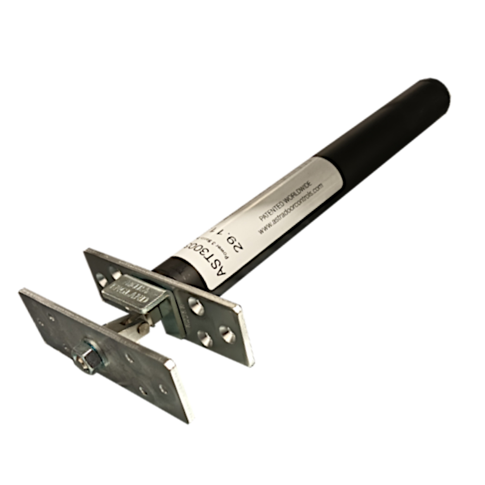 ASTRA 3003 Concealed Door Closer - Square Plate Satin Chrome