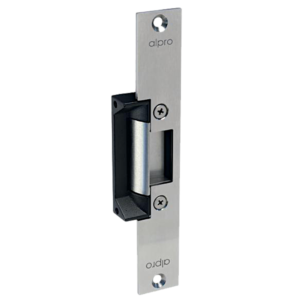 ALPRO AL110 Series 12V/24V DC Mortice Release - F/L - Long Faceplate (Timber)
