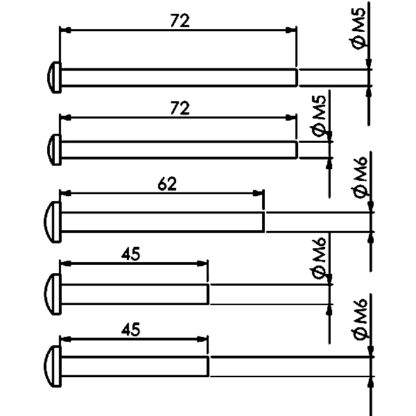 YALE FPS Keyfree Fixing Pack - Pack C - Max 60mm Thickness