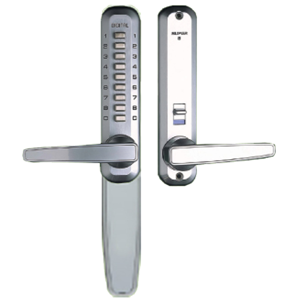LOCKEY Super 8 Narrow Style Digital Lock - 7070 SC - Blank Plate