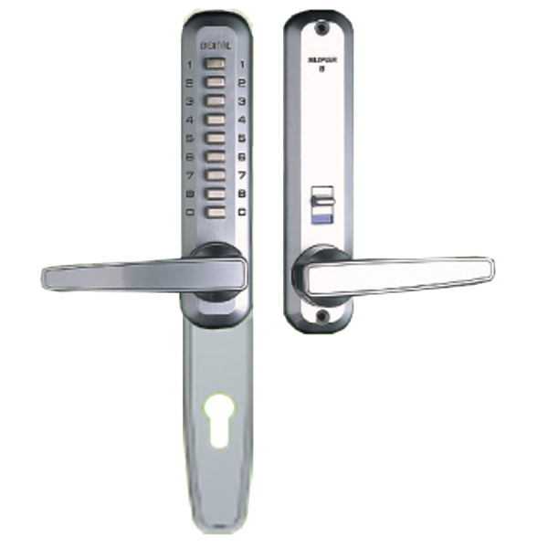 LOCKEY Super 8 Narrow Style Digital Lock - 7075 SC - Euro Cut Out Plate