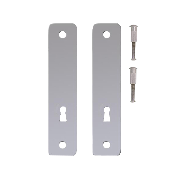 KICKSTOP 2300 230mm Lock Guard (50mm Wide) - UK - Satin Silver