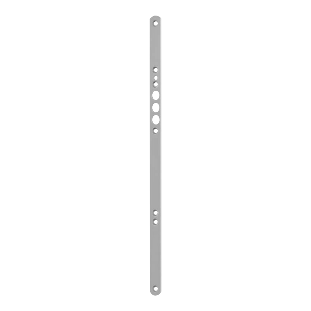 GU SECUREconnect 200 Faceplate - UPVC - 16 x 2.5mm - Silver