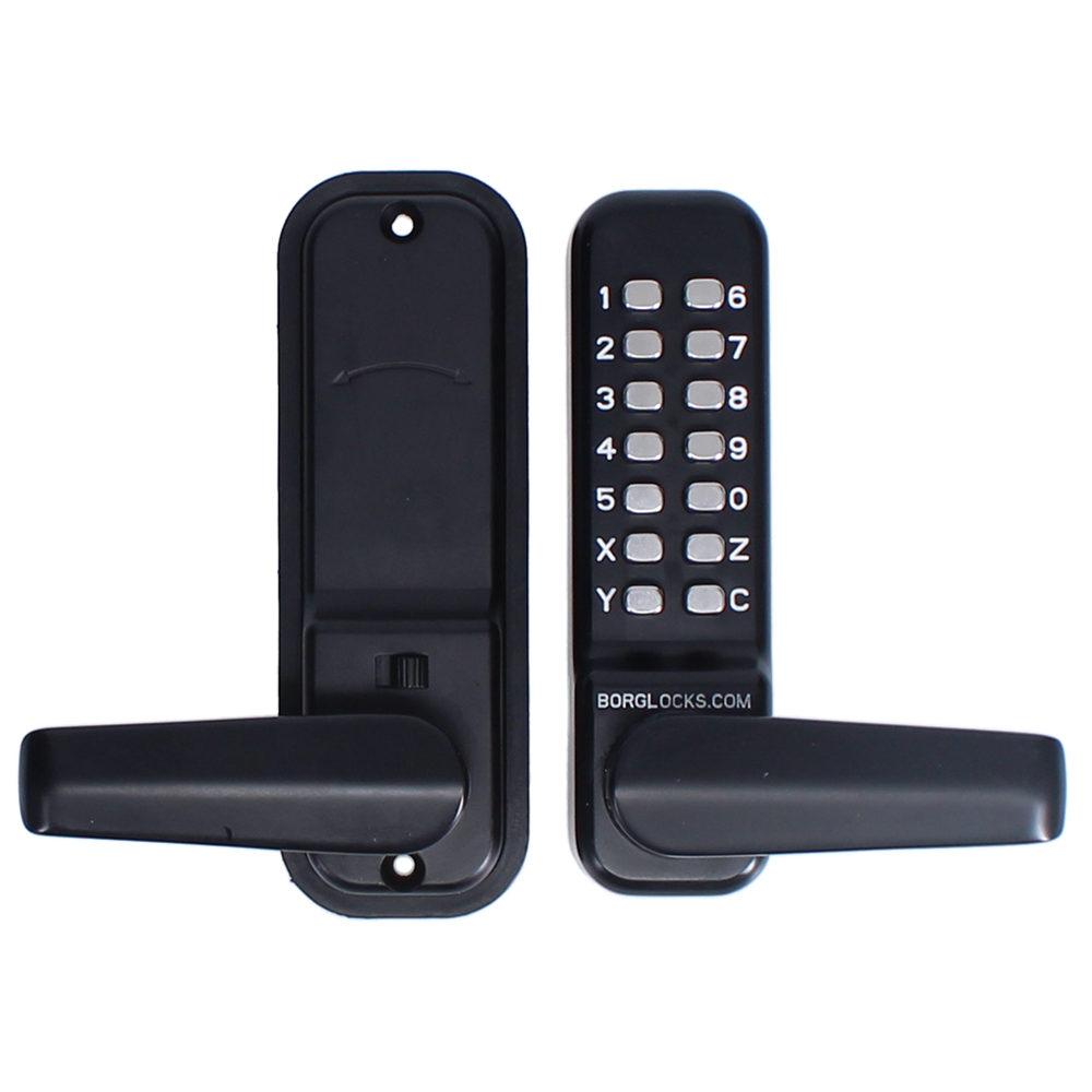 BORG LOCKS BL4401 Wooden Gate Digital Lock With Optional Holdback - BL4401MG