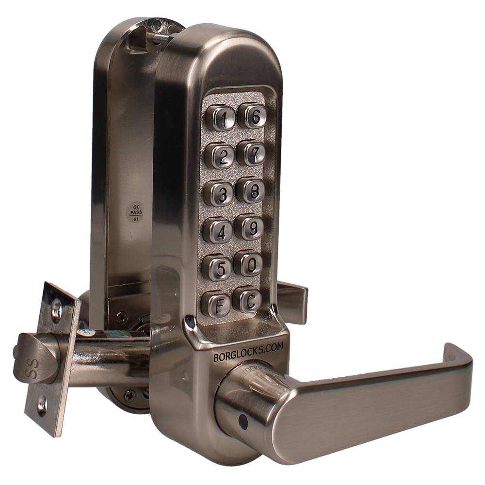 BORG LOCKS BL5401 Digital Lock With Inside Handle And 60mm Latch - BL5401SS