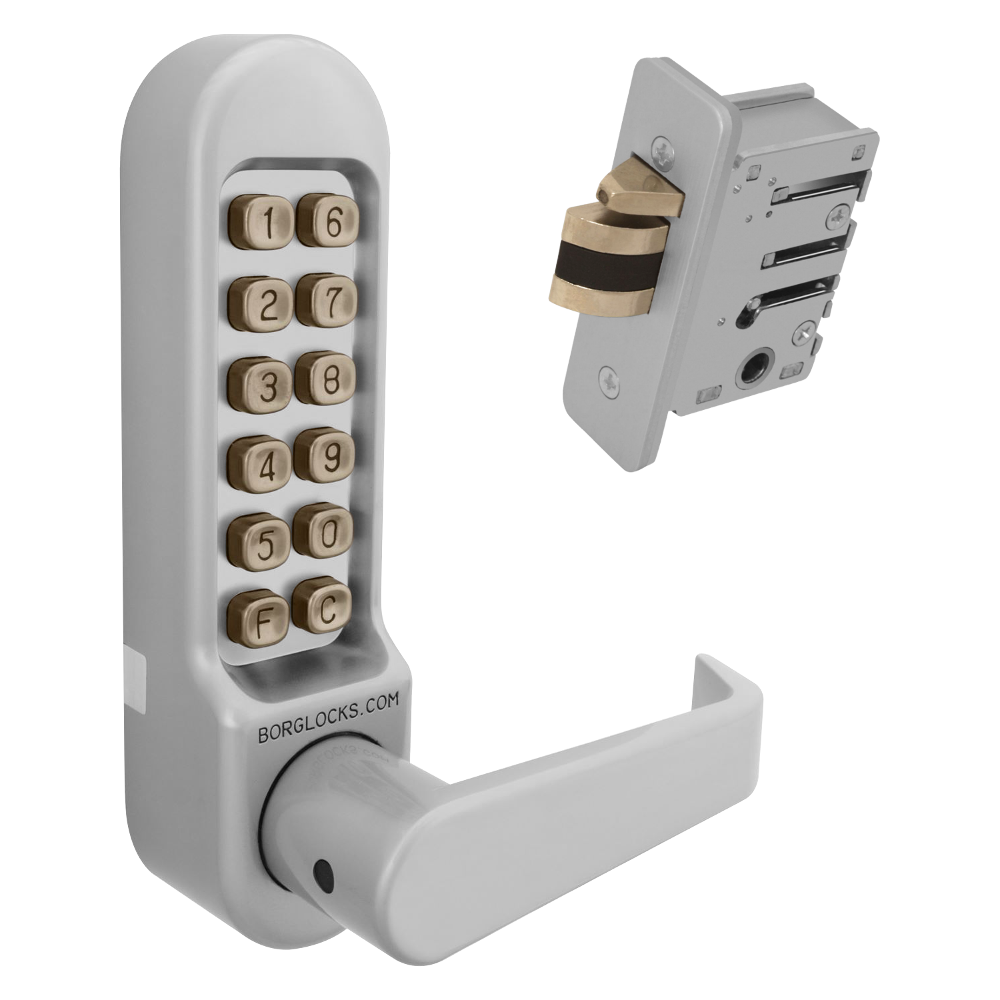 BORG LOCKS BL5402 Digital Lock With Inside Handle And 28mm Latch - BL5402SC