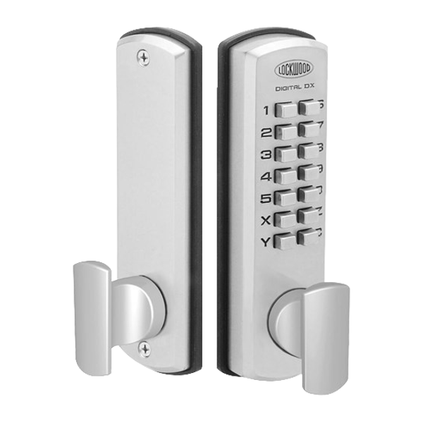 LOCKWOOD DGT530 Deadlatch Digital Lock - Satin Chrome