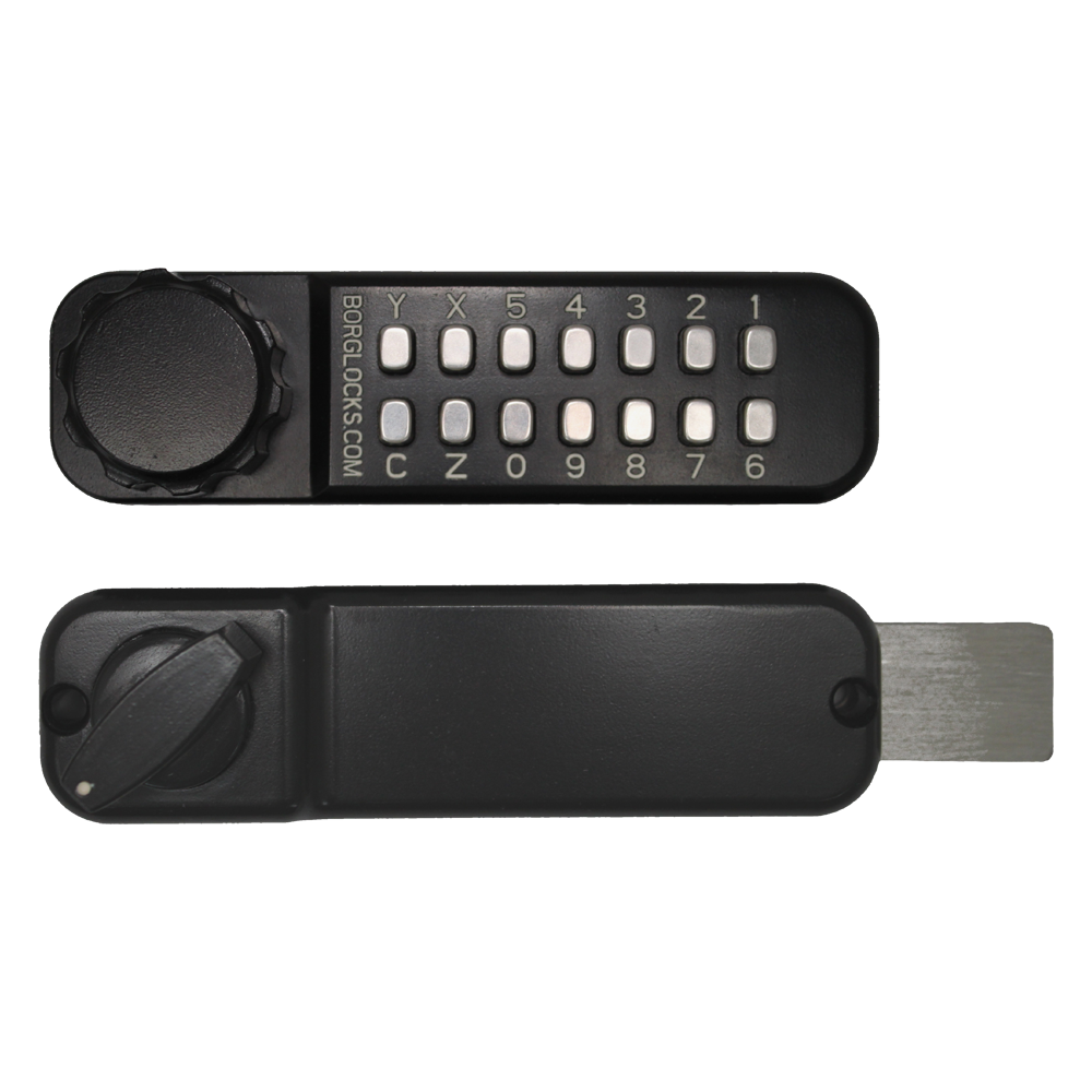 BORG LOCKS BL2615 Marine Grade Pro Digital Horizontal Rim Deadbolt Lock - LH