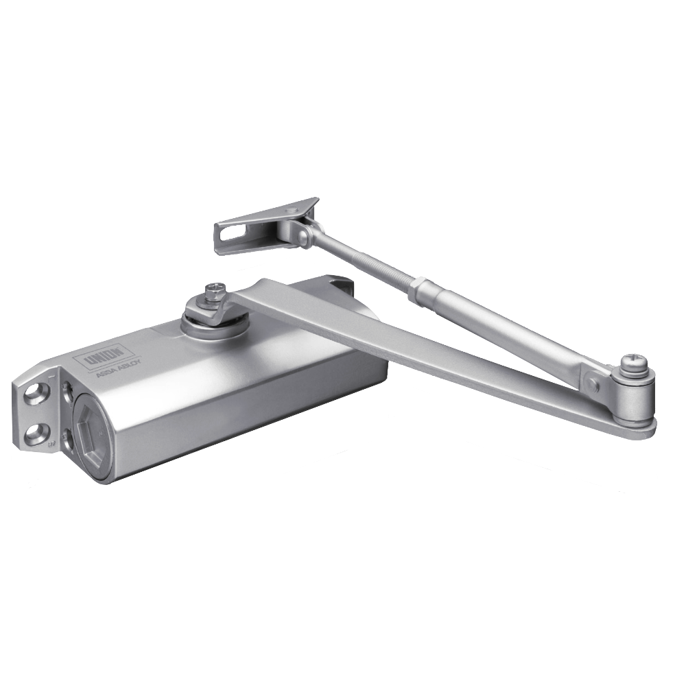 Union CE3F Size 3 Overhead Door Closer - J-CE3F-SIL