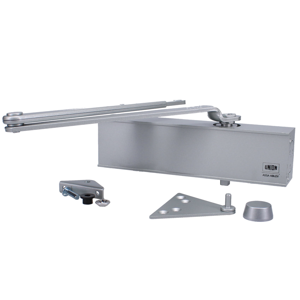 UNION CE24V Size 2-4 Door Closer - Silver