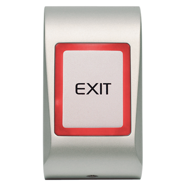VIDEX MiAccess Touch Sensitive Red/Green Exit Button - Silver