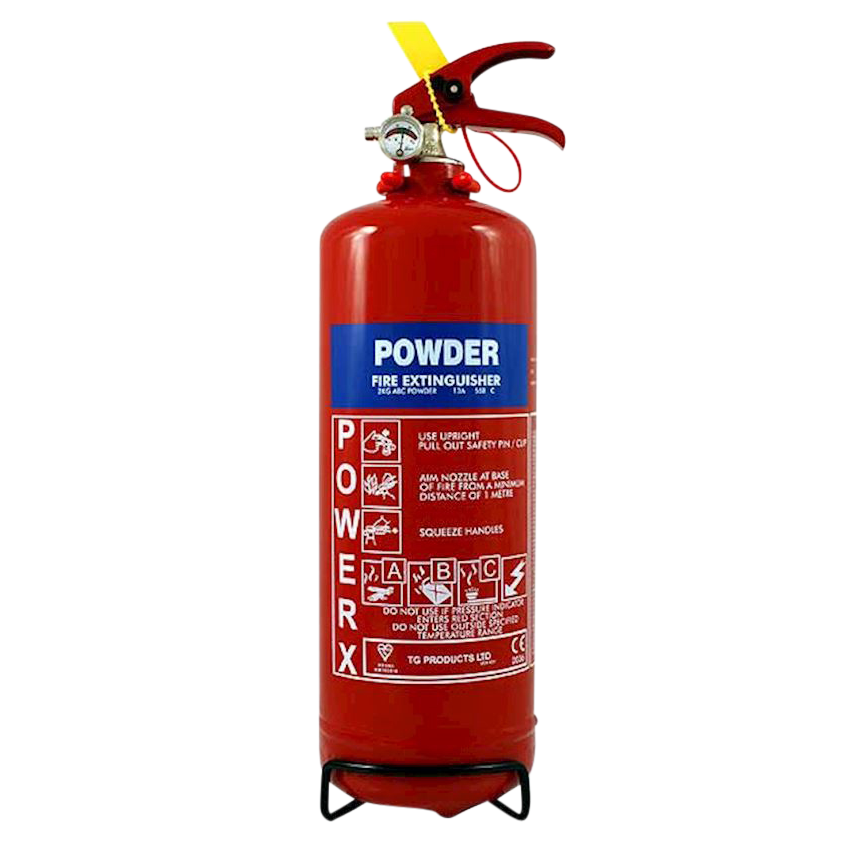 THOMAS GLOVER PowerX Fire Extinguisher - ABC Dry Powder - 1Kg