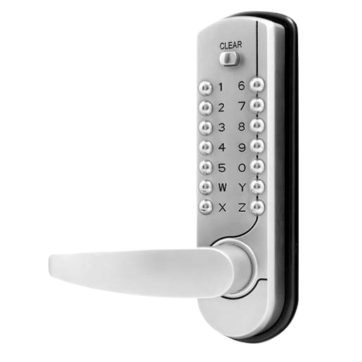 LOCKEY 7300 Lever Handle Digital Lock With Easy Code & 8mm Spindle - With 8mm spindle