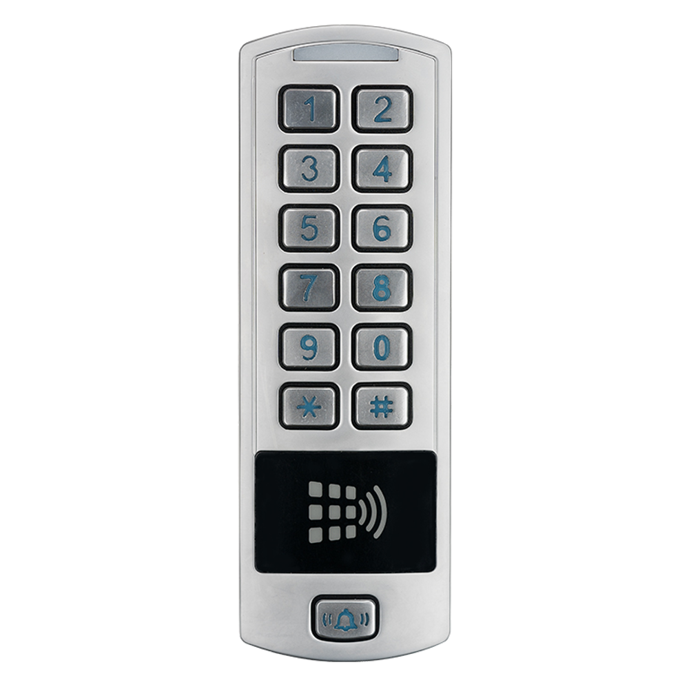 CODELOCKS A3 Dual Vandal Resist Stand Alone Door Controller With RFID - Silver