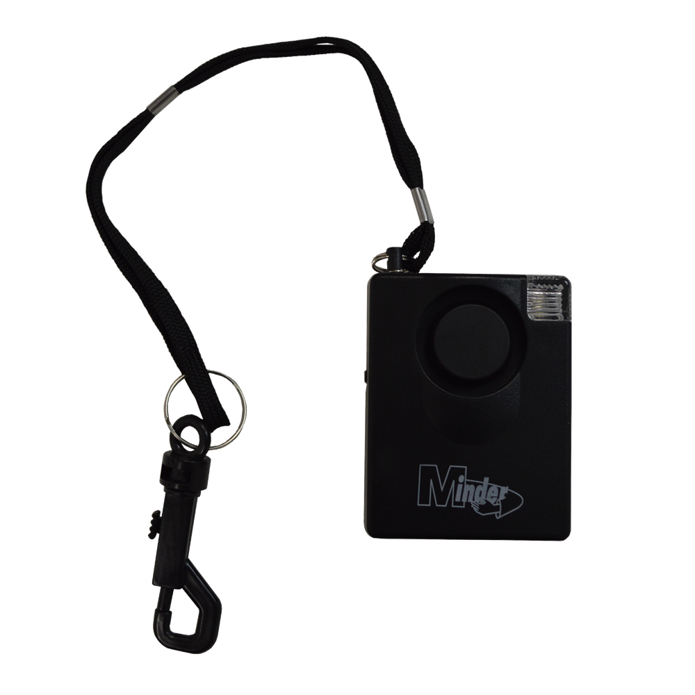 MINDER Torch Personal Alarm - Black