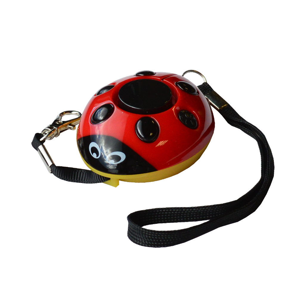 MINDER Screaming Ladybug Personal Alarm - Red