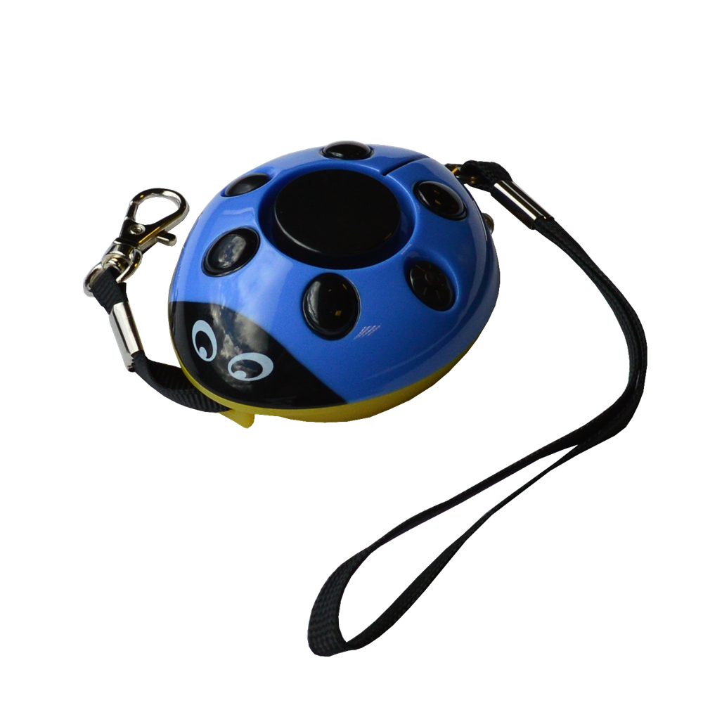 MINDER Screaming Ladybug Personal Alarm - Blue