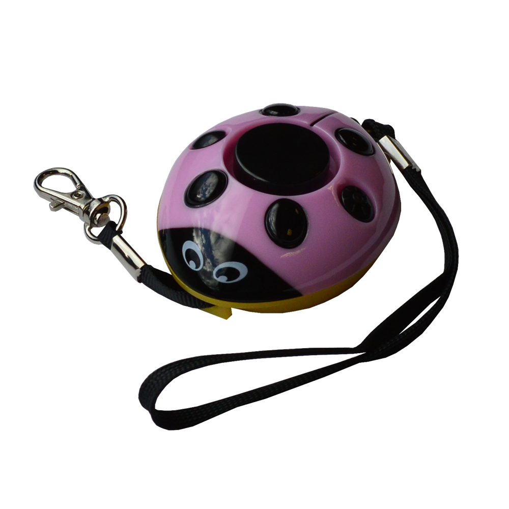 MINDER Screaming Ladybug Personal Alarm - Pink