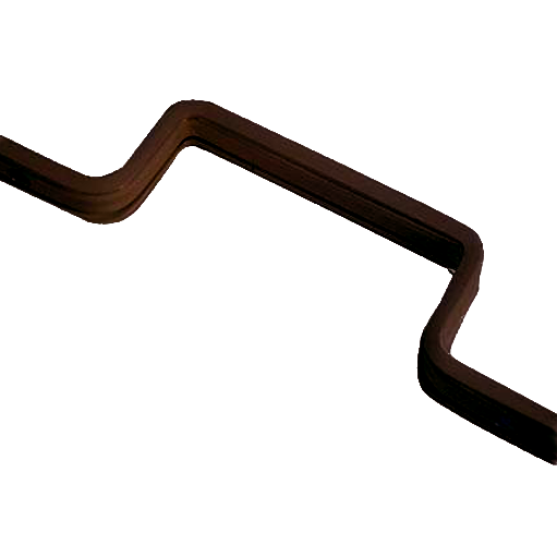 KICKSTOP 9612 & 9613 16mm London Door Bar To Suit Ingersoll SC71 Nightlatch - 9613 RH Dark Brown