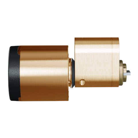 EVVA AirKey Scandinavian Proximity Security Cylinder - SKA External Polished Brass