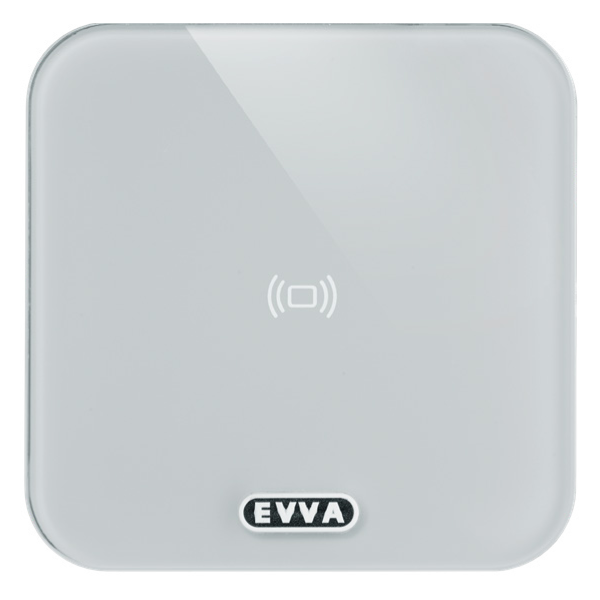 EVVA AirKey Proximity Wall Reader - Flush Silver