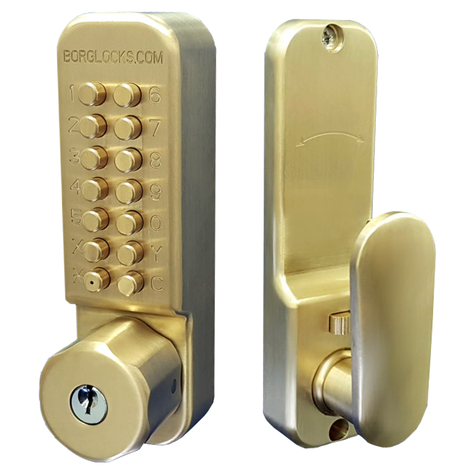 BORG LOCKS BL2701 Cu-Shield ECP Antimicrobial Easicode Pro Digital Lock With Key Override - BL2701 Cu ECP