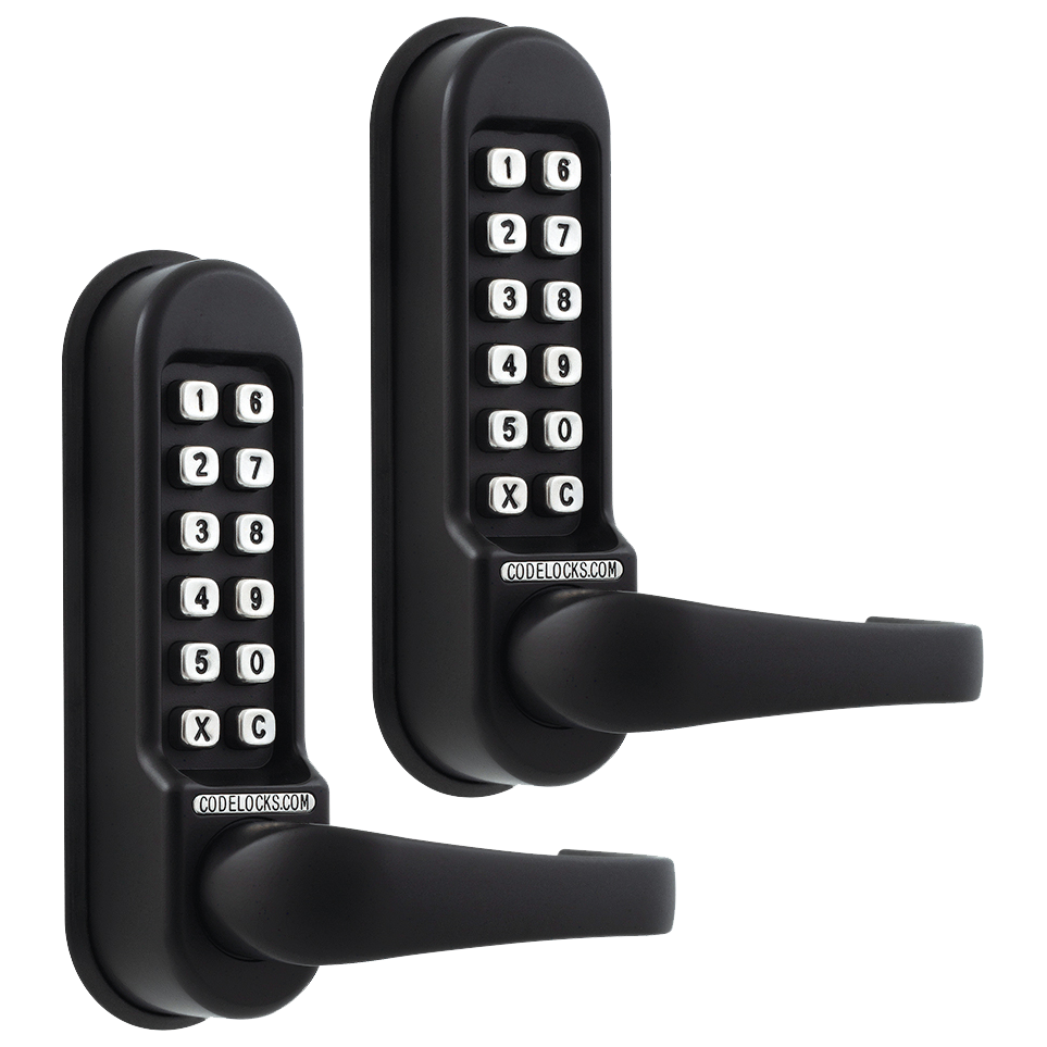 CL0510 Back To Back Marine By Codelocks Digital Lock - Black - Without Passage Set