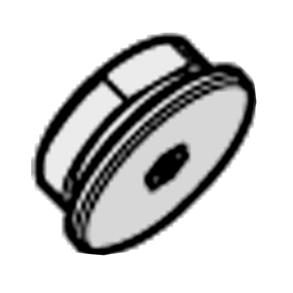 ASSA ABLOY 8821 Codehandle Door Battery Cover - Stainless Steel