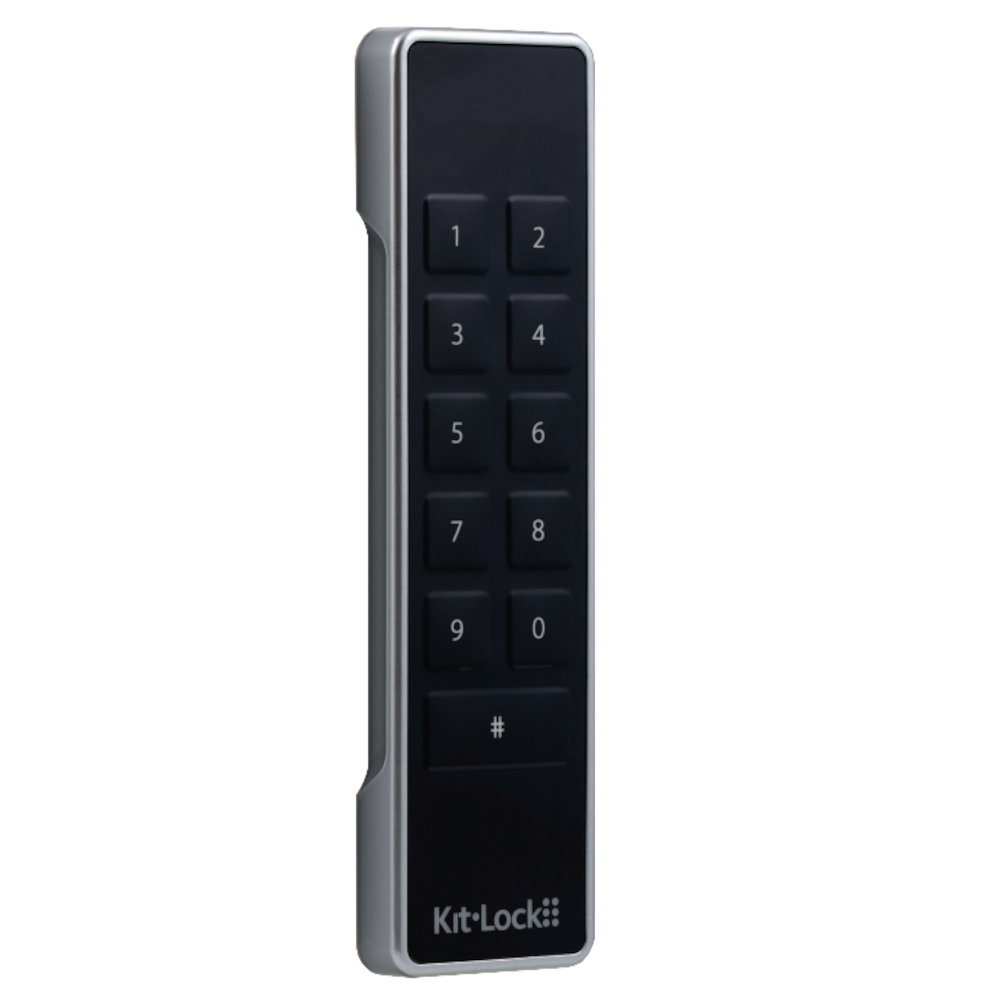CODELOCKS KitLock KL1100 KeyPad Locker Lock With Powered Latch - KL1100 Silver