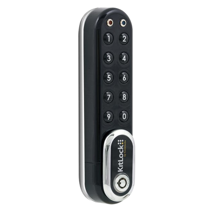 CODELOCKS Kitlock KL1000 G3 Battery Operated Digital Cabinet Lock - Black