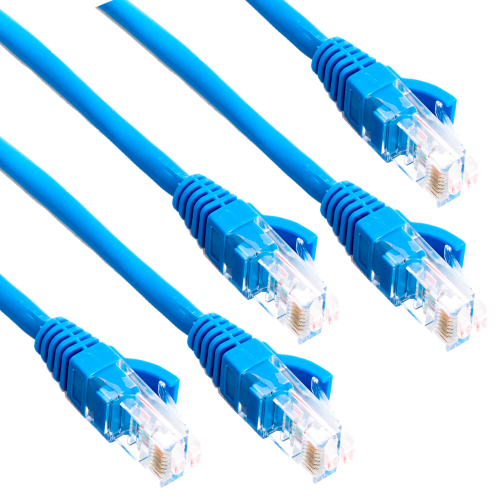 HAYDON MARKETING RJ45 CAT6e Patch Lead 5 Pack - 1m Blue