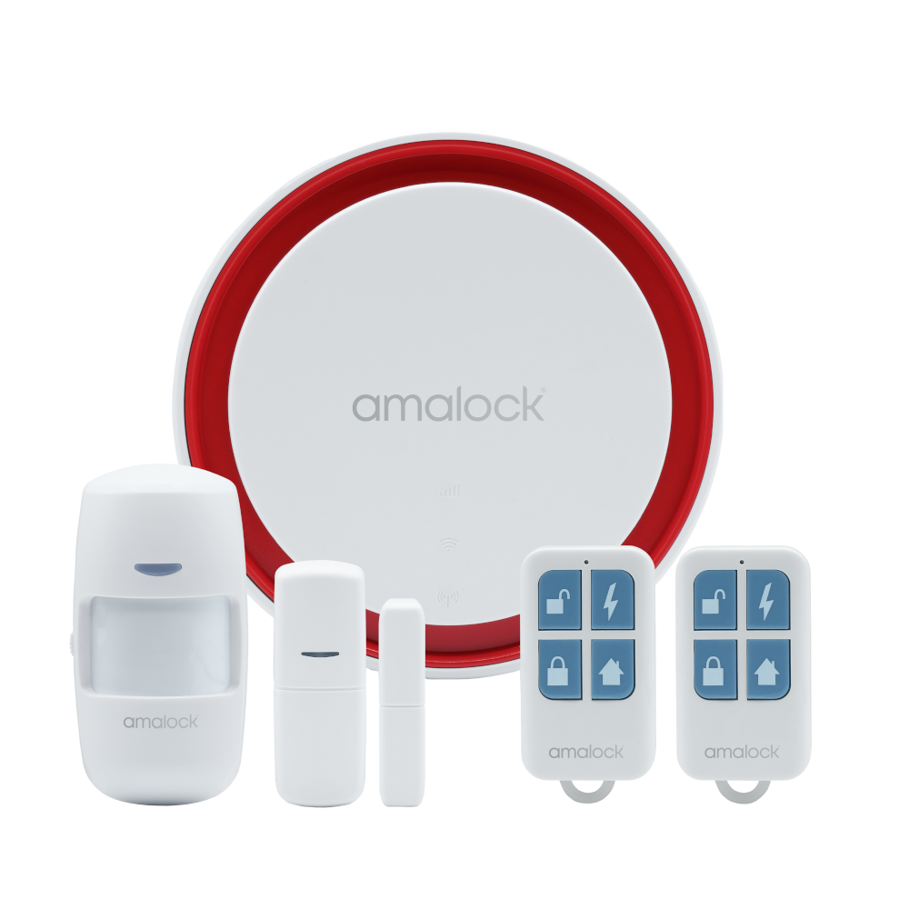 AMALOCK ALM1000 Wireless Wi-Fi & GSM Alarm Kit - 110DB