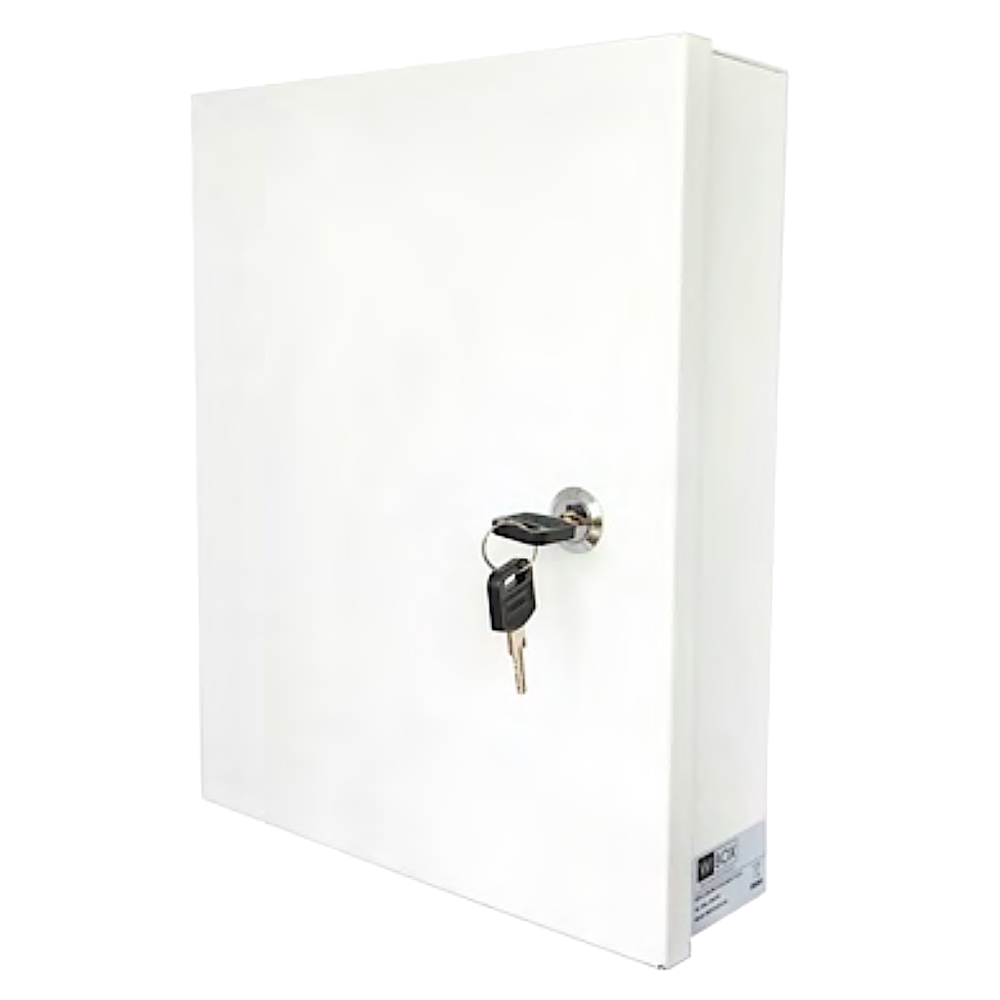 HAYDON MARKETING A4 Metal Document Box 314mm x 250mm x 68mm - White HAY-DOCBOX