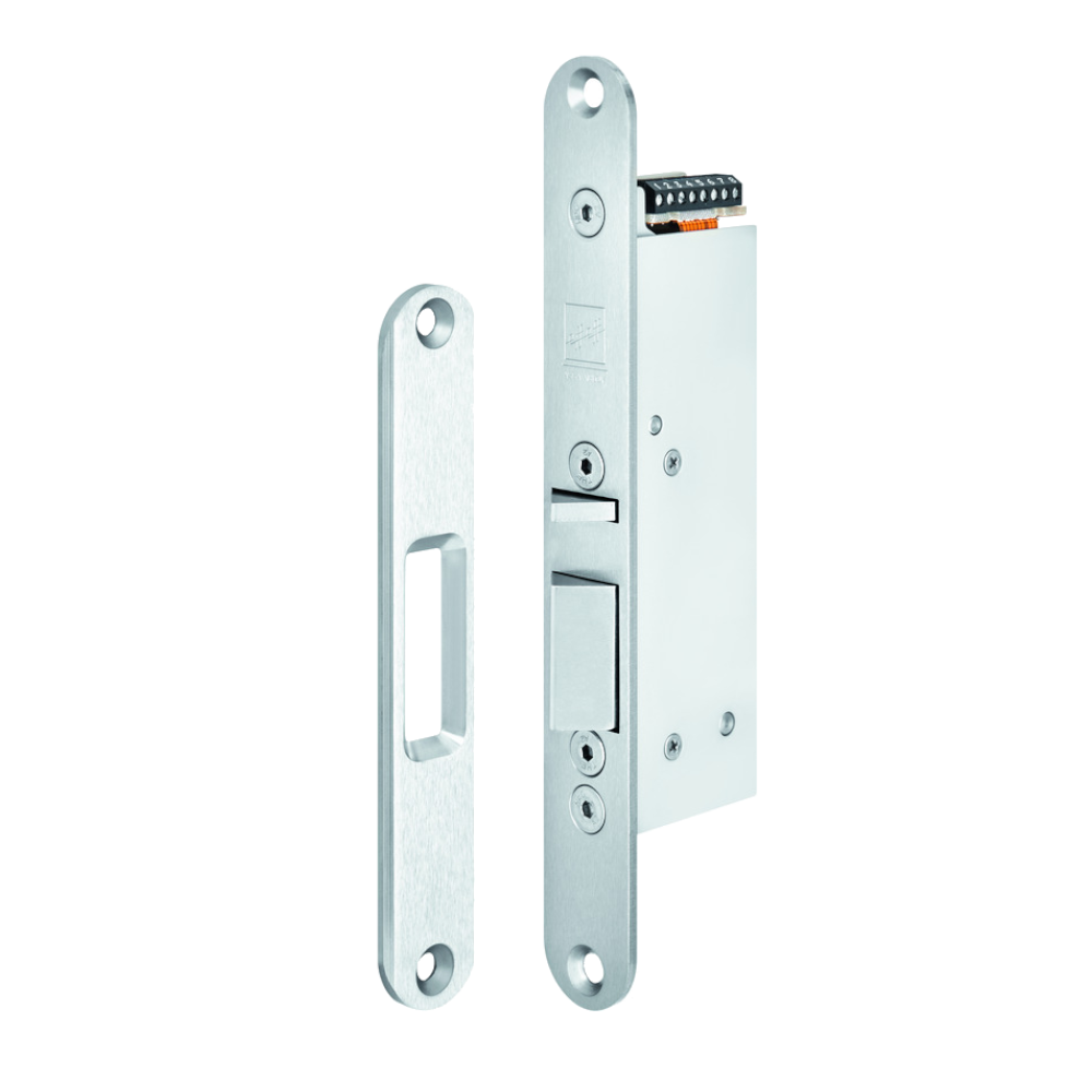 ABLOY Eff Eff 351U80 Monitored Electric Lock 12V DC Fail Unlocked - With 54mm Strike Plate